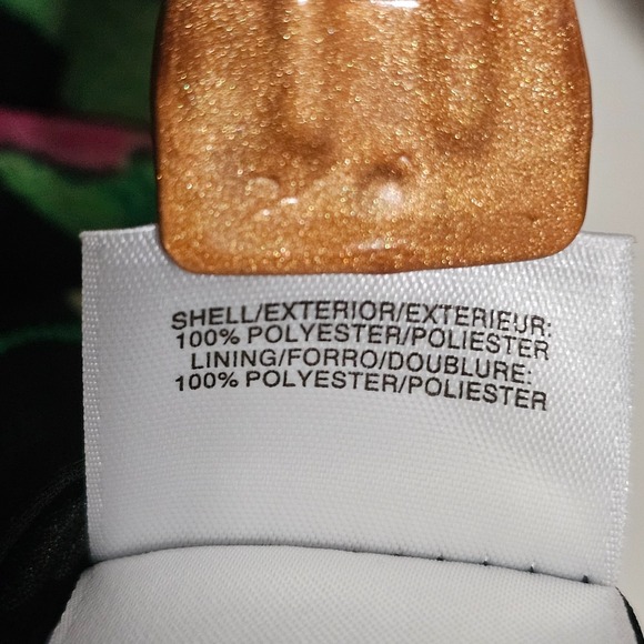 Kasper Woman Top Blouse 2X Black Floral Pink Pullover Crew Flutter Sleeves 0767 - Picture 10 of 13